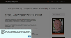 Desktop Screenshot of preppersforsurvival.com